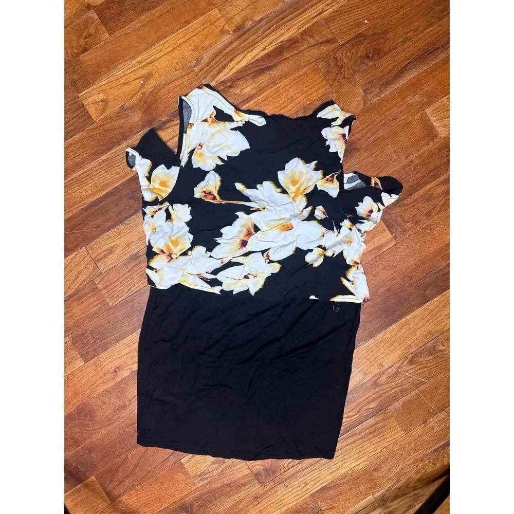 Juicy Couture Floral Off-Shoulder Top Women’s Medium